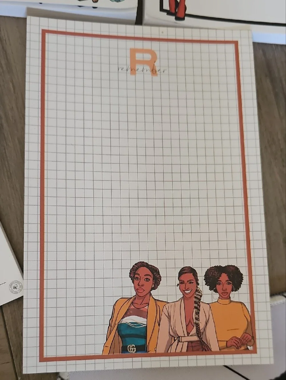 Fashion-Illustrated Notepad Set -New